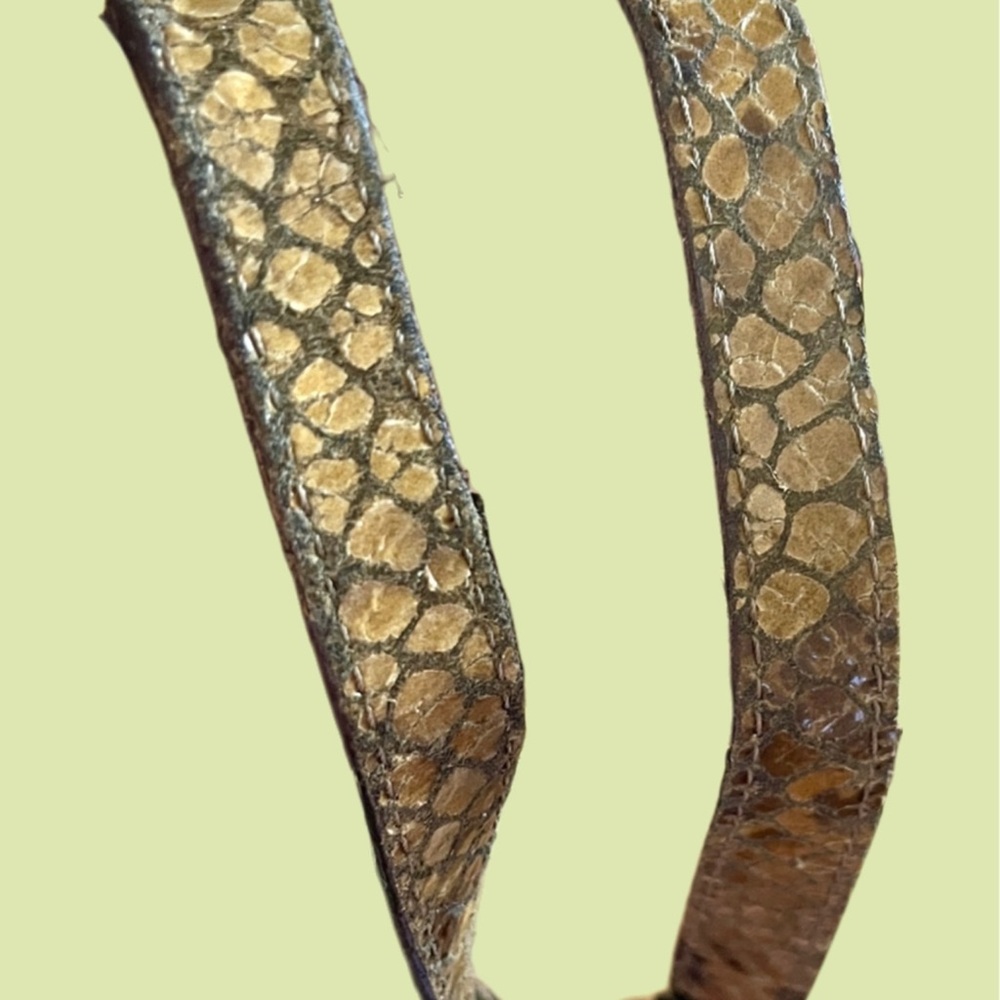 Michael Kors Tan Genuine Python Snake Shoulder Bag - image 6